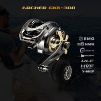 SOLOKING GKA300 Baitcasting Reel Sea Fishing Power Handle 9.5KG Drag Force 6.4 Gear Ratio Brass Gear Deep Spool Fishing Reel image 3