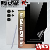 NNBILI 3Pcs Privacy Hydrogel Film For Samsung S20 S21 S23 S22 S24 S25 S26 Ultra FE S10 S8 S9 Note 20 9 10 Plus Screen Protector