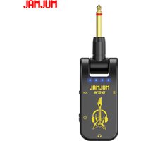 JAMJUM Silent Guitar Amplifier Long battery hour Rechargeable 282°Rotatable Head Portable Guitar Earphone Amplifier