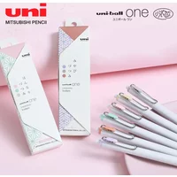 3pcs Japan UNI Limited Gel Pen Set Thick Ink Black Technology Uniball One UMN-S-38/05 0.38mm/0.5mm Kawaii School Stationery