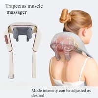 Electric Neck and Shoulder Pain Massager Hot Compress Soothing Massage Neck Muscle Relaxation Spinal Pain Massage Shawl