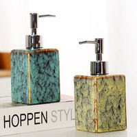 350ml soap dispenser ceramic press bottle shampoo and shower gel dispensing bottle bathroom accessories shower shampoo dispenser