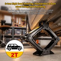 Portable 2 Ton Car Scissor Jack Kit with Extendable Wheel Wrench Labor-Saving SUV Auto Tire Repair Replacement Tool