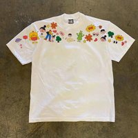 Loose Fit Short Sleeve T-Shirt 3A260g Double Weave Pure Cotton American Retro Style for Couples Men Women Casual Wear