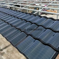 Renewable House Solar Tiles Panels 20kw 30w 75w Solar Energy System CIGS Solar Roof Tiles PV Roofing Tiles