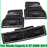Front Left/Right/Central Air Conditioning Grille AC Vent Outlet Panel For Skoda Superb II 3T 2008 2009-2015 3T0820951 3T0819701