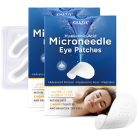 1pair hyaluronic acid micro needle eye patches, needle patchesdermabrasion