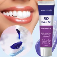 Water Ice Levin 8D White Toothpaste Bright Teeth Deep Cleaning Fresh Breath Stain Removal Plaque Control Daily Oral Care