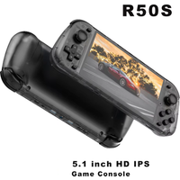 R50S Retro Handheld Console Classic Game 5.1 inch HD IPS Screen Portable Video Player Built-in WIFI 4200mAh Boy Best Gift