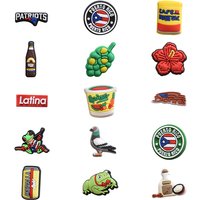 Breloques de chaussures mexicaines pour Crocs, accessoires pour femmes, sabots, épingles pour hommes, Badge, boucle, décoration pour enfants, bracelets en jean, accessoires de chaussures
