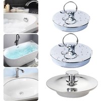 Stainless Steel Bath Plug Drain Stopper Replacement for Kitchen Sink Washbasin