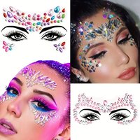 Sparkling Face Gem Sticker SetSparkling Face Gem Sticker Set