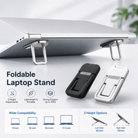2PCS Laptop Stand Computer Riser Foldable Notebook Holder Desk Support For Fit Office Home Ergonomic Cooling Accessory Pack
