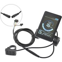 6pin Electric Bike Speed Display Assistant Sensor 24V 36V Bike Scooter Controllers Display E-Bike Suitable For Most Handlebars