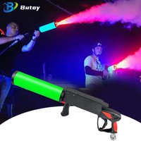 Handheld Fog Machine RGB LED CO2 Cannon Gun Jet Machine Club Bar DJ Effects Equipment Fog Spray Cannon Blower Machine
