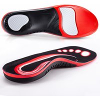 Premium 220+lbs Heavy Duty Arch Support Insoles for Feet PU Gel Shock Absorption Breathable Sole Pad Sport Feet Athletic Running