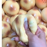 Fried Potato Shaped Squishy Toy with Crispy Sound Feature Slow Rising Stress Relief Squeeze Ball for Adult Gift