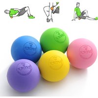 Rubber Fascia Massage Ball Lacrosse Balls Yoga Fitness Exerciser Deep Tissue Muscle Relaxation Foot Back Shoulder Healt Care