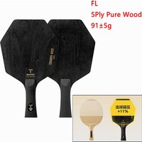 Professional Hexagon PingPong Paddle 5PlyPure Wood Table Tennis Racket For Trainning Pingpong Bottom Blade Increase Hitting Area