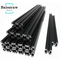 Baiozraw Misumi Extrusion Frame Kit V2.4 3D Printer Black Anodized Blind Joints Extrusion Frame For Voron 2.4 Parts