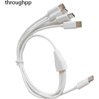 1 PC Multi 4 In 1 Charging Cable Type C To 4 Type C Wire USB C Splitter Cable for Cellphones