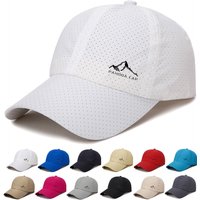 2PCS Breathable Quick Dry Baseball Cap Men Women Summer Mesh Sun Hat Lightweight Outdoor Sports Running Hiking Fishing Cap