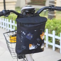 Multi-functional Large Capacity Bicycle Front Bag Zipper Storage Pouch for Electric Bike Motorcycle Accessories