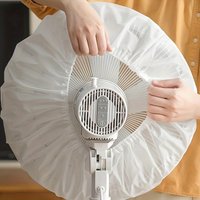 2pcs Dust Covers for Electric Fans - Plastic Protective Covers For All Fans, Easy to Clean Design, For Home And Office