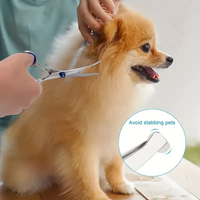 Professional Pet Grooming Scissors Set Stainless Steel Dog Cat Hair Cutting Shears Curved Thinning Scissors with Comb