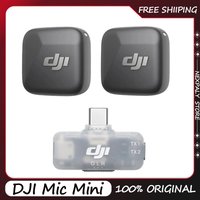 In Stock DJI Mic Mini Transmitter Mobile Phone Receiver Combination DJI Original Mini Wireless Noise Cancelling Clip On Micropho