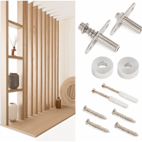Heavy-Duty Rotation Mounting Hardware Anti-Rust Adjustable Pivot Doors Hinges Silent Corrosion-Resistant 360°Universal Joints