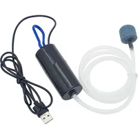Portable USB Aquarium Air Pump, Silent Air Compressor, Portable Mini Oxygenator, Oxygenator, Aquarium Accessories, 5V