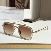 DT FLIGHT 006 lunettes de soleil de luxe pour hommes et femmes lunettes de créateur de qualité supérieure 18K acétate UV400