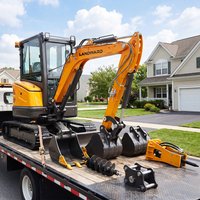 Fast Delivery CE Euro 5 High-Quality 3-Ton Mini Excavator Farm Orchard Rapid Bager 2500KG Hydraulic Small Mini Digger Customized