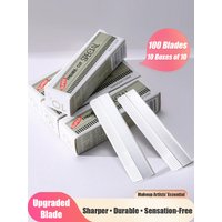 5/10Box Professional Eyebrow Razor Blades Small Safety Shaver for Beginners Unisex Face Makeup Trimming Tools for Salon Home Use