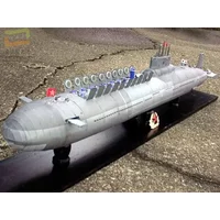 Red October Nuclear Submarine Military Model 3D Paper Model DIY Hand-made Paper Model Model Toy