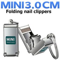 1Pcs Stainless Steel Mini Nail Clipper High Precision Strong Grip Nail Trimmer for Fingernail Toenail Manicure Pedicure Use