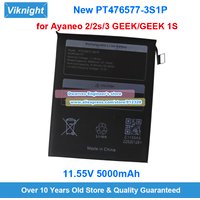 New High-Capacity Battery for Ayaneo 2/2s/3 GEEK 1S Pocket Air 1S/Pro Slide Handheld Gamepad PT476577-3S1P PT545168 PT536169A