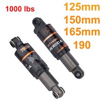 MEROCA shock absorber for bicycle 750/850/1000 Lbs 125/150/165/190mm Oil Spring Shock for Scooter Mountain Bikes