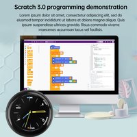 ESP32-C3 Wifi Bluetooth Development Board Module With 1.28 inch Circular Display Onboard ESP32-C3-Mini-1U Module GC9A01 Chip