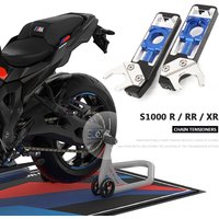 For BMW S1000RR S1000R S1000XR M1000R Motorcycle CNC Rear Axle Chain Adjuster Tensioner Kit Adjustable Sliders S 1000 RR R XR