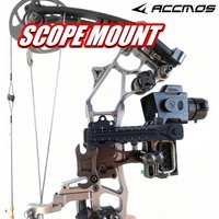 360 Adjustable Tactically Night Viewing Scope Holder Aluminum Alloy Compound Bows Scope Mount Archery Hunters Shooters