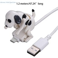 Stray Dog Charging Cable Dog Smartphone USB C Cable Type-C Phone Charger Mini Humping Spot Dog Cable with for Touch Swit