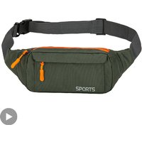 Kangaroo Bum Hip Fanny Waist Bag Pack For Men Women Waterproof Male Belt Pouch Belly Banana Ladies Sachet Mobile Running Wallet
