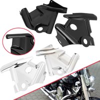 Motorcycle ABS Front Frame Side Guard Neck Protection Cover Accessories For Yamaha Vstar Xvs1100 1100 1999-2011