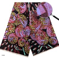 2026 New Style Nigeria Golden- Wax Print Fabric - High Quality African Wax Print Fabric for Patchwork, Clothing & DIY" T1