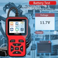 【2026 New】V500 Professional OBD2 Scanner Code Reader DTC Lookup 8 Languages 9 Protocols for All Cars After 1996
