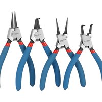 5 inch 1/4pcs/set Circlip Pliers,Needle Nose Pliers, Retaining Ring Pliers, for Removing Installing Puller Locking Rings Shafts