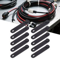 5/10Pcs Motorcycle Rubber Frame Securing Cable Wiring Harness Power Cord Tie Clutch Line Brake Ties Elastic Fix Accessories