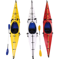 Convenient Portable Folding Kayak Canoe Newly Designed for Easy Carrying of Water Sports Equipment